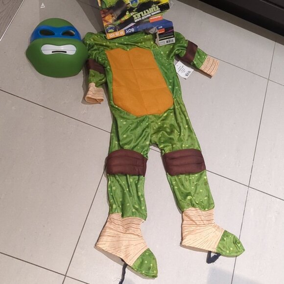 Nickelodeon TMNT Leonardo Ninja Turtles - NWT M 3-4T - Picture 5 of 5